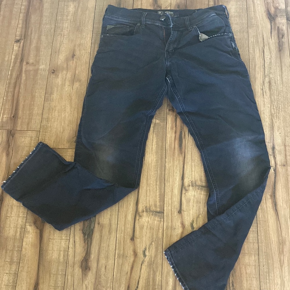 Mens Silver Joga Jeans